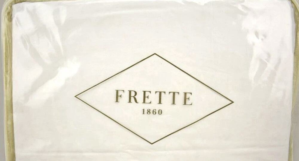 Frette 1860 Cotone Cotton Sateen KING Fitted Sheet Solid White